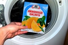 Как почистить стиральную машину лимонной кислотой