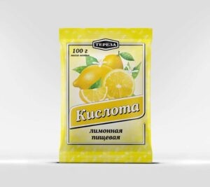 Лимонная кислота для устранения запаха в стиральной машине