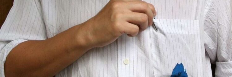 Инструкция: как и чем отстирать чернила от ручки с белой одежды в домашних условиях