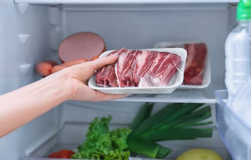 разморозка мяса в холодильнике
