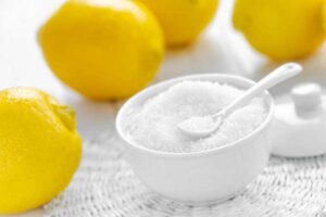 Лимонная кислота хорошо очищает силиконовые формы